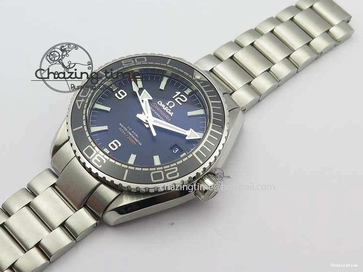 1225 Planet Ocean 2016 43.5mm SS Black Bezel BP 1:1 Best Edition Black Dial On SS Bracelet A WellDesigned 8195